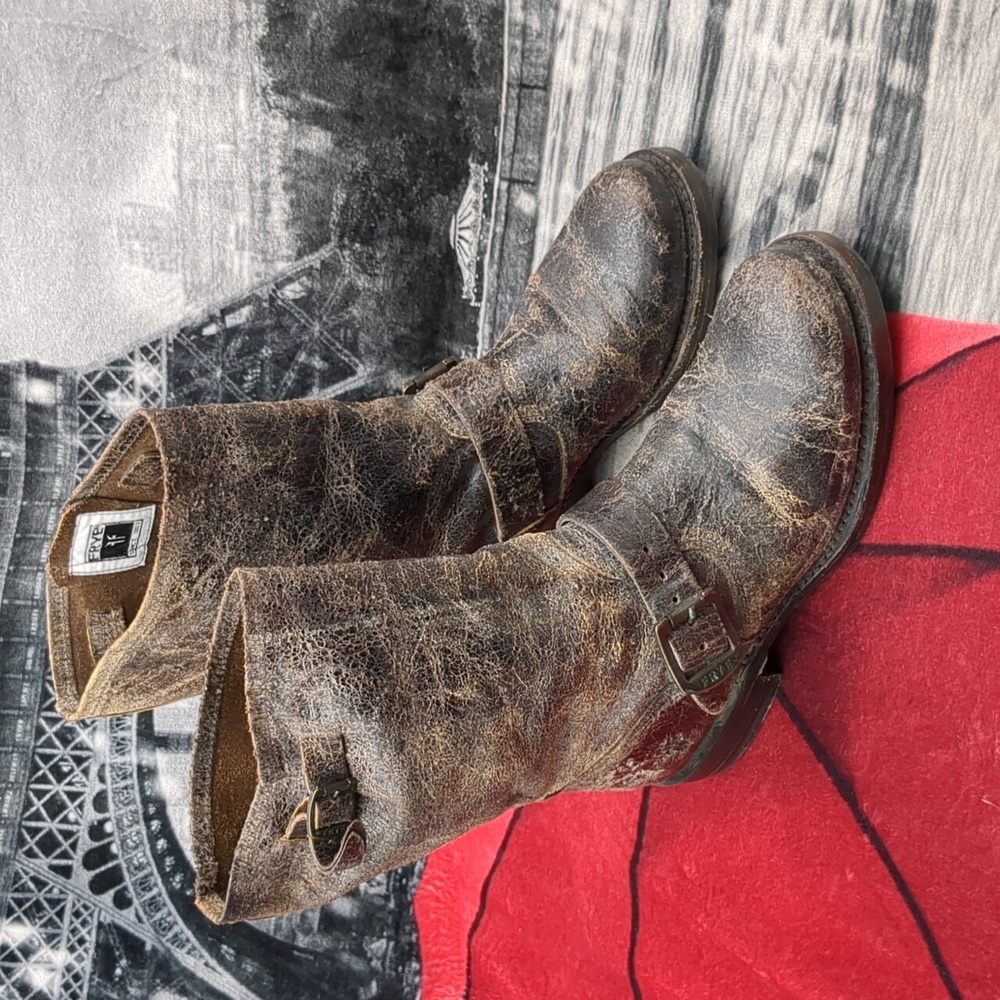 Frye Veronica Harness Riding Boot 7.5 - Picture 3 of 14